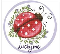 DIAMOND DOTZ Painting, Beginner Kit, Lucky Me, 24x 23cm