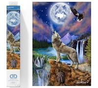 Diamond Dotz - Diamond Painting Kit - Mystic Wolf Design - Advanced