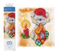 Diamond Dotz Painting Kit, Puppy Stocking, Beginner, 23 x 25 cm, DD3.016