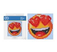 DIAMOND DOTZ Painting, Beginner Kit, Smitten, 10.2 x 10.2cm