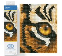 DIAMOND DOTZ Painting, Beginner Kit, Tiger Spy, 15 x 42cm