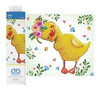 DIAMOND DOTZ Painting, DD3, Beginner Kit, Canvas, Daisy, 25cm x 23cm