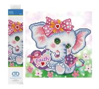 DIAMOND DOTZ Painting, Intermediate Kit DD5, Faith, 30 x 30 cm