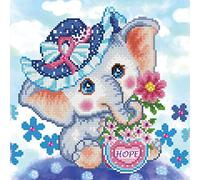 DIAMOND DOTZ Painting, Intermediate Kit DD5, Hope, 30 x 30 cm