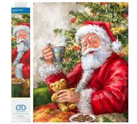 Diamond Dotz Painting Kit, Advanced, DD13, Santa's Cuppa, 52x80cm, DD13020