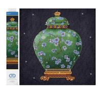 Diamond Dotz Painting Kit: Green Vase, Assorted, 52x52cm