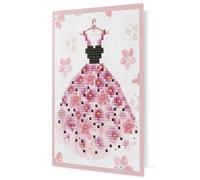 DIAMOND DOTZ Painting Kit, Greeting Card, Multiple, 12.6 x 17.7cm