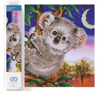 Diamond Dotz Painting Kit: Intermediate, DD7, Canvas, Koala Snack, 48 x 37cm