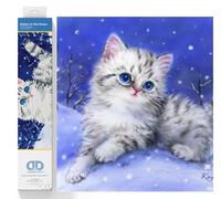 DIAMOND DOTZ Painting Kit: Kitten in The Snow