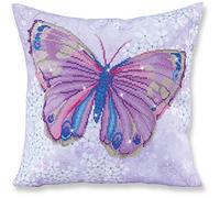 DIAMOND DOTZ Painting Kit: Pillow, DD16, Papillon Mauve, 45x45cm