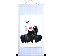 DIAMOND DOTZ Painting Kit: Scroll Lady in Black, 41.4 x 61.2cm