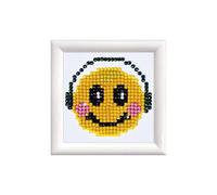 DIAMOND DOTZ Painting Kit: Smiling Groove: with Frame