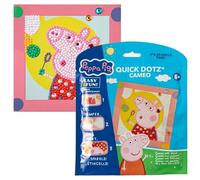 DIAMOND DOTZ Peppa Pig - Happy Days Diamond Painting Kits for Adults - Diamond Art Kits a Relaxing Creative Craft Kit with Dotz Gems 5.1x5.1