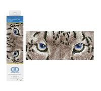 Diamond Dotz Snow Leopard Diamond Painting Kit, Diamond Art Craft Set | Full Coverage Design, Sparkling Faceted Finish, Relaxing Hobby Project, Vibrant Wall Decor, Fun for Beginners, Ready to Frame