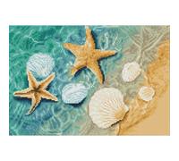 Diamond Dotz Squares - Crystal Shore - Beach - Seashells - Make - Crafts - Gifts