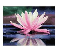 Diamond Dotz Reflections Flower Diamond Painting Kit for Adults with Gems | Full Coverage Design, Sparkling Faceted Finish, Complete Starter Set, Vibrant Wall Decor, Ready to Frame, Great Handmade Gift