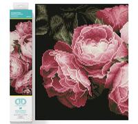 DIAMOND DOTZ Vintage Roses Art Kit, Square Dotz Diamond Painting for Adults, 16.9x12.2in