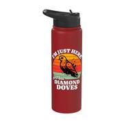Diamond Dove I'm Just Here for Diamond Dove Stainless Steel Insulated Water Bottle