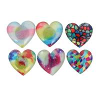 Diamond Drawing Holders 6pcs Positioning Diamond Drawing Fixators Colored Magnets Magnetic Needle Case Magnet Cover Manual Locating Tools Cross Stitch Fixators for