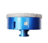 Diamond Drill Bit 100mm,BRSCHNITT 1pc M14 Vacuum Brazed Diamond Tip Drill Bit for Tile Porcelain Stoneware Ceramic Marble Granite Drilling,Suitable For Angle Grinders
