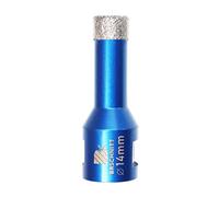 Diamond Drill Bit 14mm,BRSCHNITT 1pc M14 Vacuum Brazed Diamond Tip Drill Bit for Tile Porcelain Stoneware Ceramic Marble Granite Drilling,Suitable For Angle Grinders