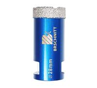Diamond Drill Bit 28mm,BRSCHNITT 1pc M14 Vacuum Brazed Diamond Tip Drill Bit for Tile Porcelain Stoneware Ceramic Marble Granite Drilling,Suitable For Angle Grinders