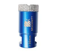 Diamond Drill Bit 30mm,BRSCHNITT 1pc M14 Vacuum Brazed Diamond Tip Drill Bit for Tile Porcelain Stoneware Ceramic Marble Granite Drilling,Suitable For Angle Grinders