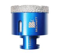 Diamond Drill Bit 55mm,BRSCHNITT 1pc M14 Vacuum Brazed Diamond Tip Drill Bit for Tile Porcelain Stoneware Ceramic Marble Granite Drilling,Suitable For Angle Grinders