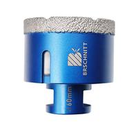 Diamond Drill Bit 60mm,BRSCHNITT 1pc M14 Vacuum Brazed Diamond Tip Drill Bit for Tile Porcelain Stoneware Ceramic Marble Granite Drilling,Suitable For Angle Grinders