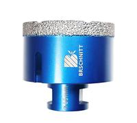 Diamond Drill Bit 65mm,BRSCHNITT 1pc M14 Vacuum Brazed Diamond Tip Drill Bit for Tile Porcelain Stoneware Ceramic Marble Granite Drilling,Suitable For Angle Grinders