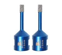 Diamond Drill Bit 6mm,BRSCHNITT 2pcs M14 Vacuum Brazed Diamond Tip Drill Bit for Tile Porcelain Stoneware Ceramic Marble Granite Drilling,Suitable For Angle Grinders