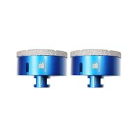 Diamond Drill Bit 90mm,BRSCHNITT 2pcs M14 Vacuum Brazed Diamond Tip Drill Bit for Tile Porcelain Stoneware Ceramic Marble Granite Drilling,Suitable For Angle Grinders