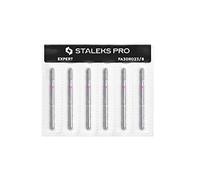 Diamond Drill Bit Bits Manicure Pedicure Nail "Cyliner " Red 2.3mm Staleks (Red/Fine)