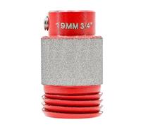 Diamond drill bit Grinder Bit Head Tools 1 3/4 1/4 1/8 Inch Bits Set Drill(1pc Dia 19mm)