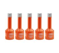 Diamond Drill Bit Set - BGTEC 2PCS 10MM Tile Drill Bits With M14 Thread for Tile Porcelain Stoneware Ceramic Marble Granite, Vacuum Brazed