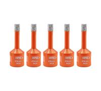 Diamond Drill Bit Set - BGTEC 5PCS 8MM Tile Drill Bits With M14 Thread for Tile Porcelain Stoneware Ceramic Marble Granite, Vacuum Brazed