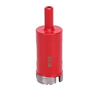 Diamond Drill Bit Wave Tooth Sharp Durable Diamond Hole Saw Cutter for Ceramic Tile Marble Granite Concrete Red 25mm 28mm 30mm (Φ30)