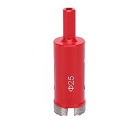 Diamond Drill Bit Wave Tooth Sharp Durable Diamond Hole Saw Cutter for Ceramic Tile Marble Granite Concrete Red 25mm 28mm 30mm (Φ25)