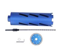 Diamond Drill Bit with 5/8-11 Universal Thread, 3.5in Concrete Bit with Positioning Drill for Masonry, Brick and Marble, Wet or Dry Drilling Compatible