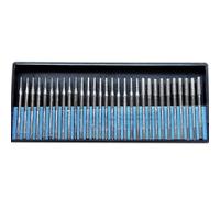 Diamond Drill Bits 1mm 2mm 3mm Set 30 pcs Jewelry Making Set Sea Glass Gem Stones Lapidary Shank Compatible with Dremel Diamond Drill Bits for Glass