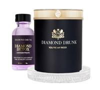 Diamond Drunk The Starter Collection - Non-Toxic, Fine Jewelry Cleaning Kit for Diamond, Gold, & Platinum - Safe & Sustainable Liquid Cleaner Restores Shine for Rings, Necklaces, & More - Classic