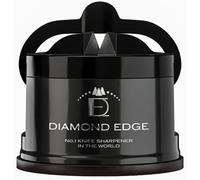 Diamond Edge No.1 Knife Sharpener - Lifetime Use for Any Knife from Chef's, Utility to Steel Pocket Knives - Professional Safe Manual Knife Sharpening
