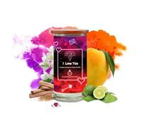Diamond Empire I Love You Candle with Surprise Jewellery Inside (Jewelry Valued up to £2,500), Highly Scented Candles Gifts Set for Women's Anniversary, Birthday, Wedding| 2 Wicks Rings, N/O