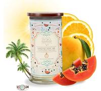 Diamond Empire Madagascar Candle with Surprise Jewellery Inside (Jewelry Valued up to £2,500), Highly Scented Candles Gifts Set for Women's Anniversary, Birthday, Wedding, Wife| 2 Wicks (Ring, PQ)