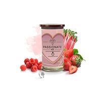 Diamond Empire Passionate KISS Candle with Surprise Jewellery Inside (Jewelry Valued up to £2,500), Highly Scented Candles Gifts Set for Women's Anniversary, Birthday, Wedding| 2 Wicks Earrings