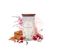 Diamond Empire Summer Cherry Candle with Surprise Jewellery Inside (Jewelry Valued up to £2,500), Highly Scented Candles Gifts Set for Women's Anniversary, Birthday, Wedding| 2 Wicks (Ring P/Q)