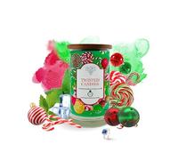 Diamond Empire Twisted Candle, Highly Scented Candles, Candles Gifts for Women, Couples, Birthday, Wedding, Girl Friend, Wife, Mother's Day| 2 Wick Candles (Burn up to 140 H) (Rings, P/Q)