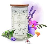 Diamond Empire Wild Diamond Candle, Highly Scented Candle, Candles Gifts for Women, Couples, Birthday, Wedding, Girl Friend, Wife, Mother's Day| 2 Wick Candles (Burn up to 140 H) (Rings, P/Q)