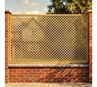 Diamond Fence Panel 6ft x 4ft Framed Privacy Garden Trellis Wooden Screen