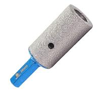 Diamond Finger Milling Bits 20mm BRSCHNITT Dry Core Drill Bit for Enlarging Shaping Existing Holes of Porcelain,Hard Ceramic,Granite,Marble hex shank